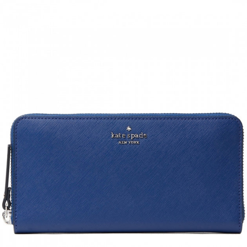 Kate Spade Laurel Way Neda large wallet in river blue